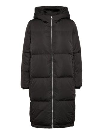 Yasmillys Down Jacket S. Fôret Kåpe Svart YAS