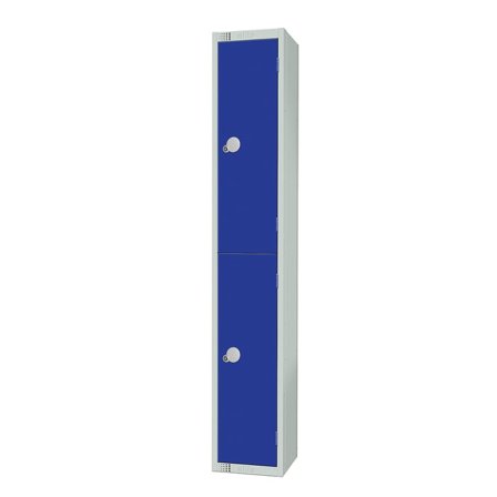 Elite locker, 2 door, 1800x300x450 mm, dark blue