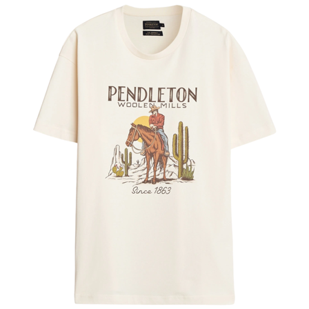 Pendleton Cowboy T-Shirt White