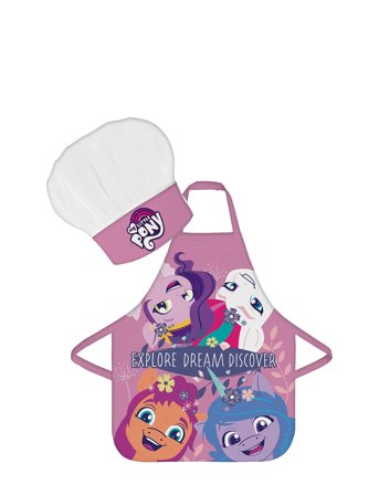 Kids Apron + Hat - My Little Pony - Mlp 1009 Dream Patterned BrandMac