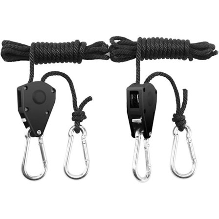Par (2 stycken) av 1/8 tum justerbara spärrhängare Justerbar krok Rep spärrrem Rep spärr tung justerbar, varje par bär