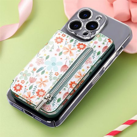 Universal kortholder til mobiltelefoner, med 3M klæbemiddel malet på bagsiden og RFID-beskyttelse