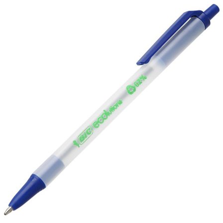 BIC Kulpenna Ecolutions Clic Stic 1,0mm blått bläck - Lyreco - Kontorsmaterial - Pennor - Kulpennor