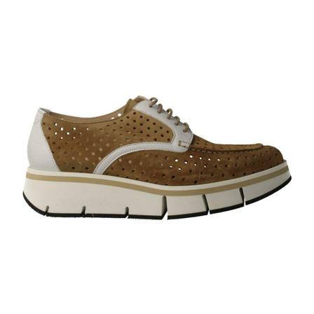 Calce, Sneakers MIINTO-976076ad 64ce 0c 2a 6981 Bruin, Dames, Maat:38 EU,leer