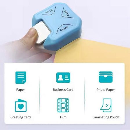 3-i-1 Hörnrundare Papper Rundade Hörnkanter Stans Kort Hörnknipsare