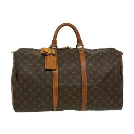 Louis Vuitton Vintage, Pre-owned Keepall 50 Bruin, unisex, Maat:ONE Size