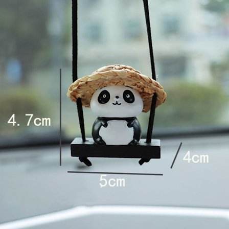 Panda Bil Interiörprydnad Bil Backspegelhänge F F