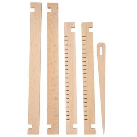 Avtakbar Tradisjonell Trevevmaskin DIY Mini Strikkevev Leker for Barn