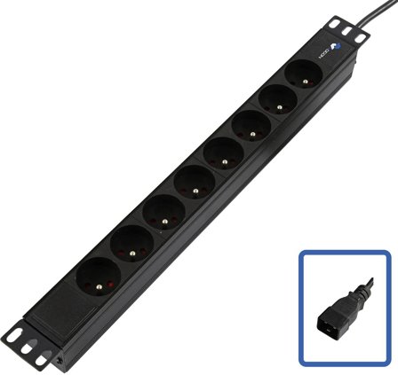 Lanview POWER STRIP 19" C20 - 8 WAY