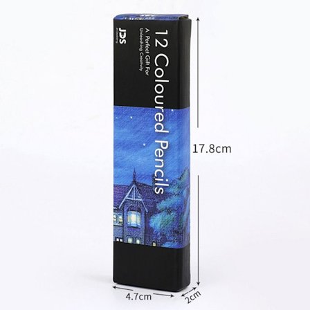 Fet fargeblyant Farge blybørste 12FARGER 12FARGER