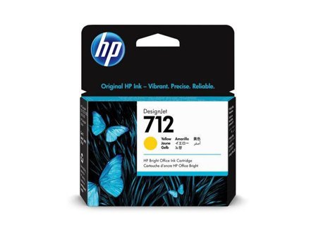 HP 712 - gul - original - DesignJet - blekkpatron
