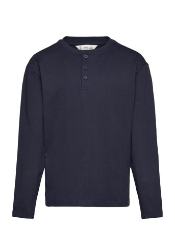 Mango | Buttoned Cotton T-Shirt | 7-8