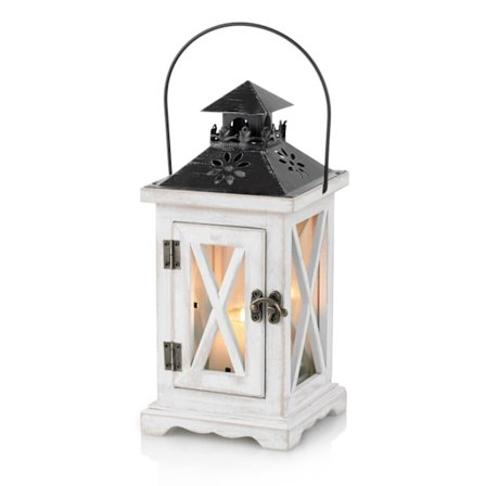 Telysholder i tre, lykt, vintage, dekorative telyslykter for rustikk bryllupsbordpynt, hengende lykt, innendørs og utendørs lyktdekor, 28 cm