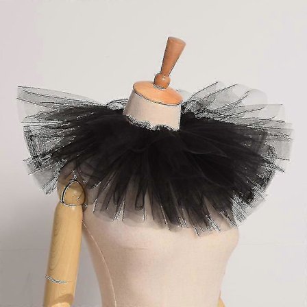 Stor Halskrave Viktoriansk Cosplay Klovn Halloween Kostume Tilbehør