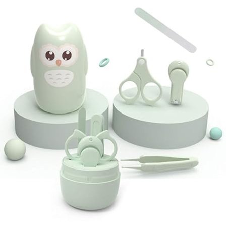 Baby nagelsats, säker baby nagelklippare, nästång för bebis