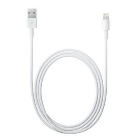 Kabel för iPhone - Paket med 2 - Vit - 3M - Kompatibel med iPhone 5 till 11 Pro Max