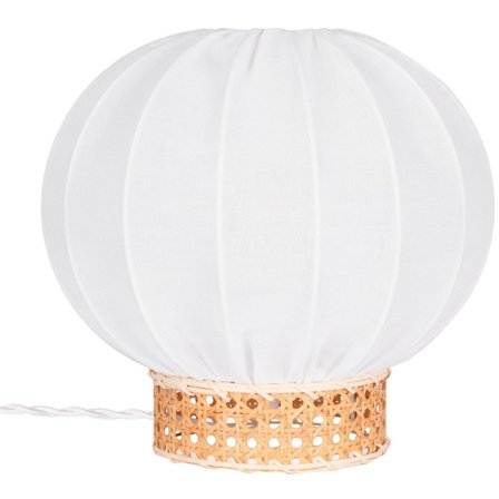 Globen lighting Bordlampe Yokohama, 30 cm, hvit/natur