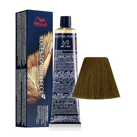 6-0 Intensiv Mörkblond Wella Koleston perfect Me+ Pure Naturals 60ml