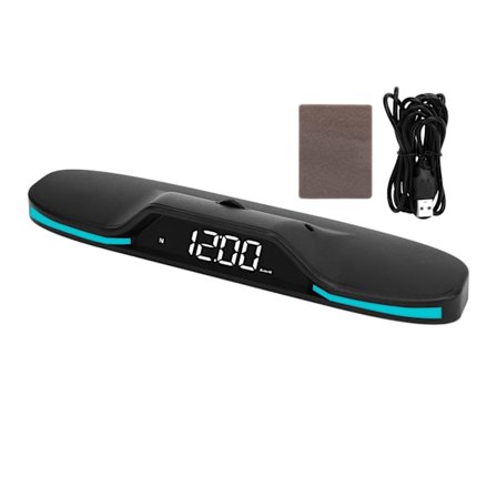 Bil LED GPS Speedometer med Hastighed MPH Kørselsafstand Overspeed Alarm Digital Speed HUD Måler