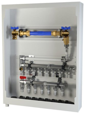 LK Systems 1882306 Vattenmätarskåp 550 x 550 mm Vänster, Installation