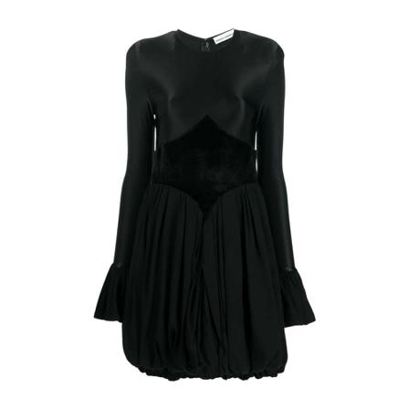 Paco Rabanne Robe Short Kjole 22Acro481Ac0069 Sort, Dame
