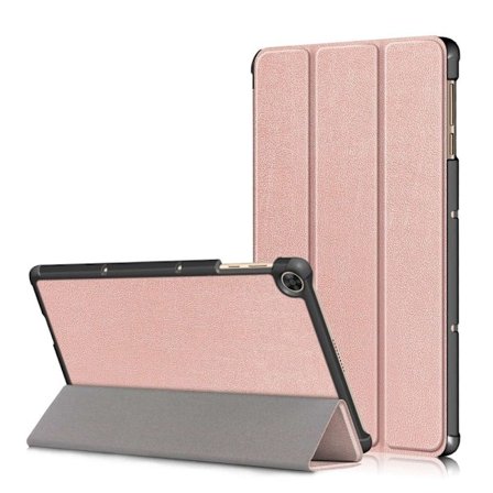 Tri-fold läderfodral för Huawei MatePad T10 - Roséguld