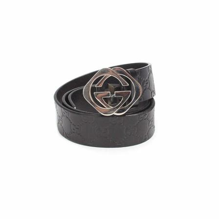 Gucci Vintage, Pre-owned Belt Zwart, Dames, Maat:ONE Size,leer