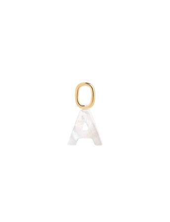 Lucid Letter Charm Halskjede Anheng Gull Maria Black*Betinget Tilbud