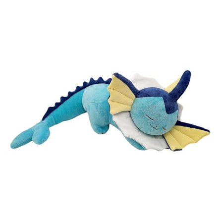Sovande Vaporeon Pokémon Plysch Vatten Eevee Barnplyschdocka