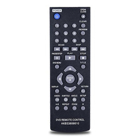 Fjernbetjening til LG DVD-afspiller Controller AKB33659510 Fjernbetjening DVX390 DP122 DVX440 DP520 DP522 DVX452 DVX450[HK]