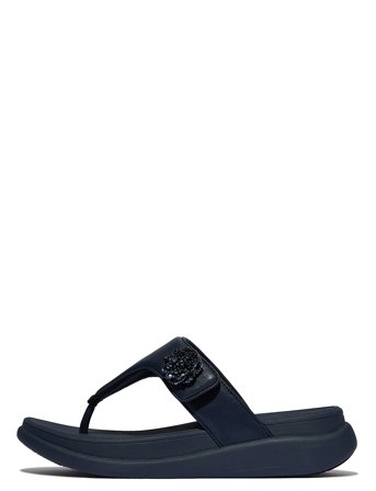 FitFlop | F-Mode Go Beadie-Button Adj. Flatform T/P Sandals | 42