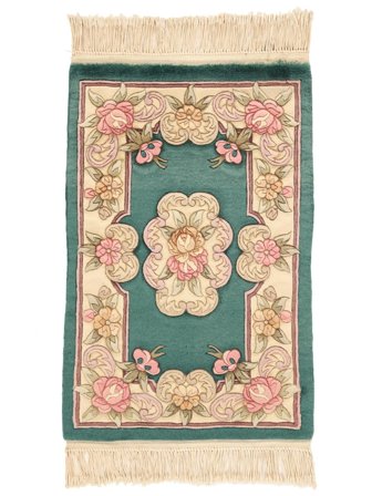 Noué À La Main Chinois 90 Line Tapis 60X90 De Laine Beige/Marron Petit