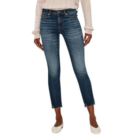7 For All Mankind Skinny Jeans blå, Dam, Dam, Storlek: W29