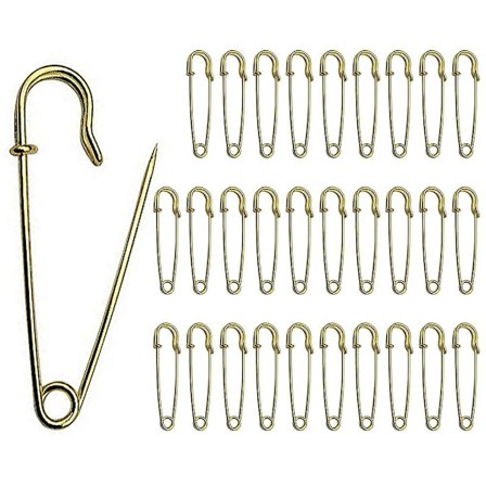 Säkerhetsnålar, Guld Heavy Duty Filtnålar 30st, Starka Säkerhetsnålar För Filtar Hantverk Kjolar Kiltar