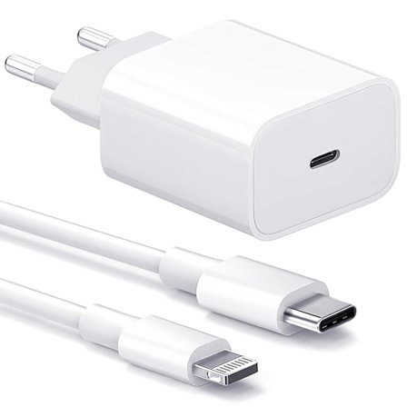Laddare för iPad - Snabbladdare - Strömadapter+Kabel - 20W USB-C