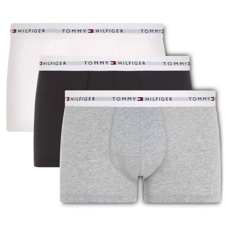 Bokserki Tommy Hilfiger OUC 3-pack Szare/Czarne/Białe dla mężczyzn - Bokserki