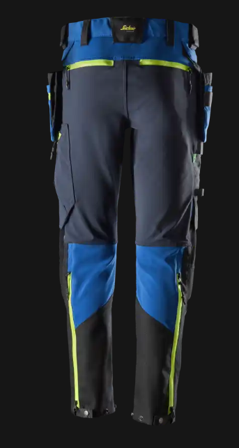 Snickers Workwear 6940 FlexiWork Softshellbukse blå Blå, Klær