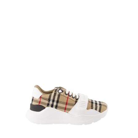Burberry Controleer print sneakers , Beige , Dames , Maat: 40 EU