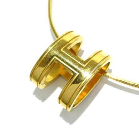Hermès Vintage Pre-owned Silver necklaces gul, Dam Vintage Smycken, Dam, Storlek: ONE SIZE