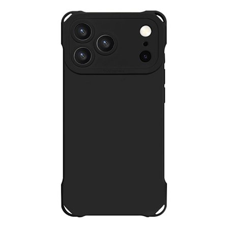 Kompatibel med iPhone 17 Pro: Flydende etui med rem, fuld dækning, nyt beskyttende etui (Sort)