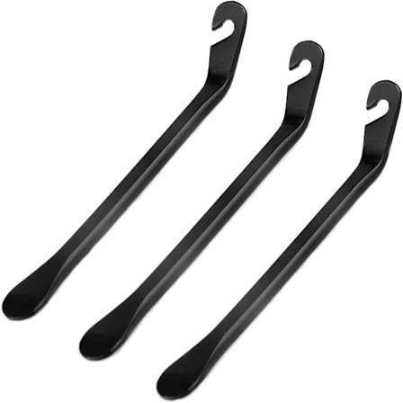 Dekkspaker for sykler, Dekkspaker for sykler Holdbare Karbonstål Bærbare Dekkspaker for sykler Sykkel Dekk Reparasjonsverktøy Sett Svart 3 stk