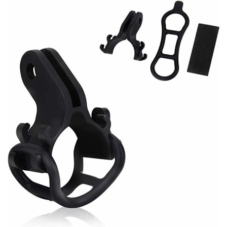 Cykel ficklampa hållare, universell stabil cykelstyre ficklampa montering hållare ljusklämma cykeltillbehör för ficklampa diameter mindre än 40mm (