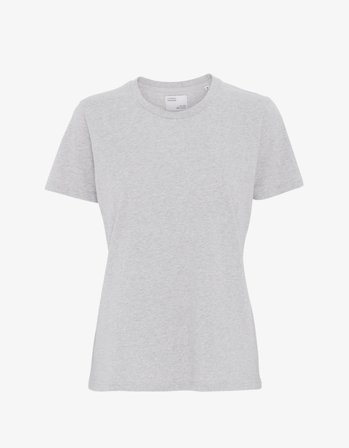 Women Light Organic Tee - Snow Melange S