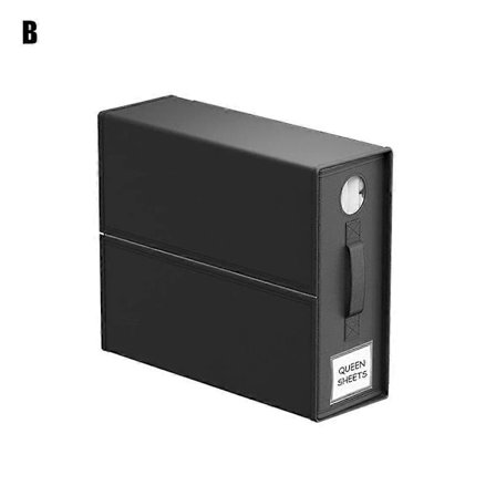 1 pak sengelinned organiser og opbevaring, foldbar opbevaringsboks til sengetøj