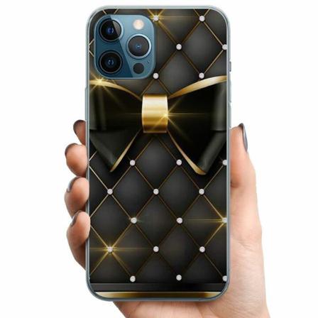 Apple Iphone 12 Pro Max Tpu Mobilskal Gyllene Rosett