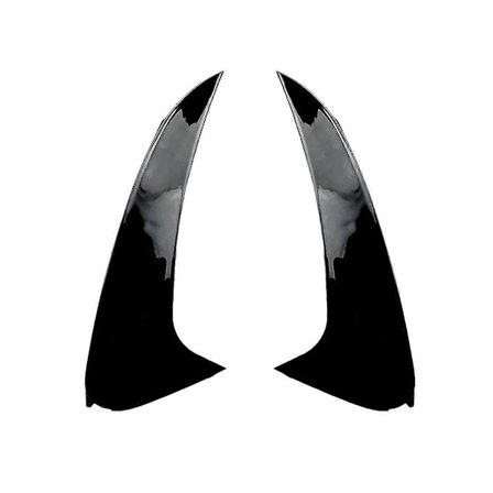 Ljus Svart Bakre Stötfångar Splitter Spoiler Bakre Canard Trim för Class W218 CLS250 2014-2017