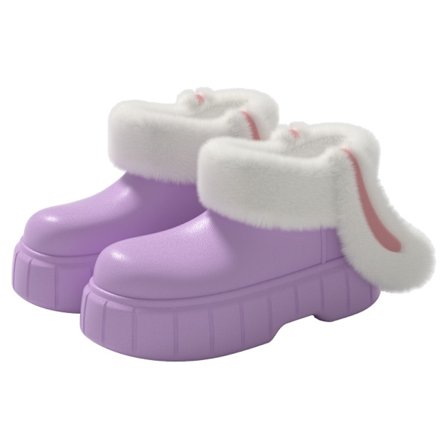 Kvinners vintersko, kvinners vintersko, tykke såler, ungdomssko, kaninører, kvinners asiatiske størrelse 38-39