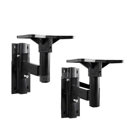 2 stycken KTV Väggmonterat högtalarfäste 502 Surroundhögtalare Väggmonterad Audiohängare Installation Last 30 kg 66 lbs