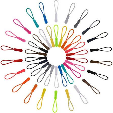 Dragkedja dragkedja dragkedja förlängning ersättning dragkedja taggar för väskor kläder kudde lakan ryggsäck