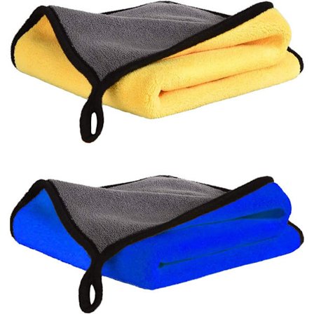 Mikrofiber biltørklæde (40 * 30 cm), fnugfri poleringstørklæde